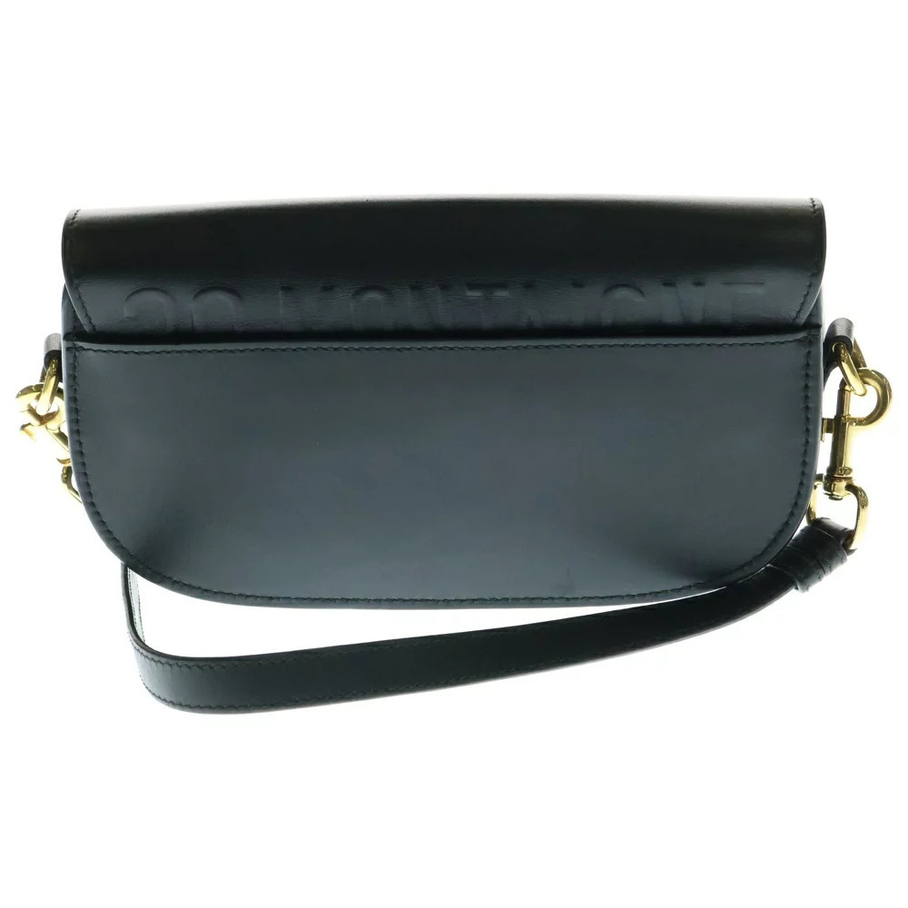 Christian Dior Boy East West Shoulder Bag Black Leather - Picture 2 of 6